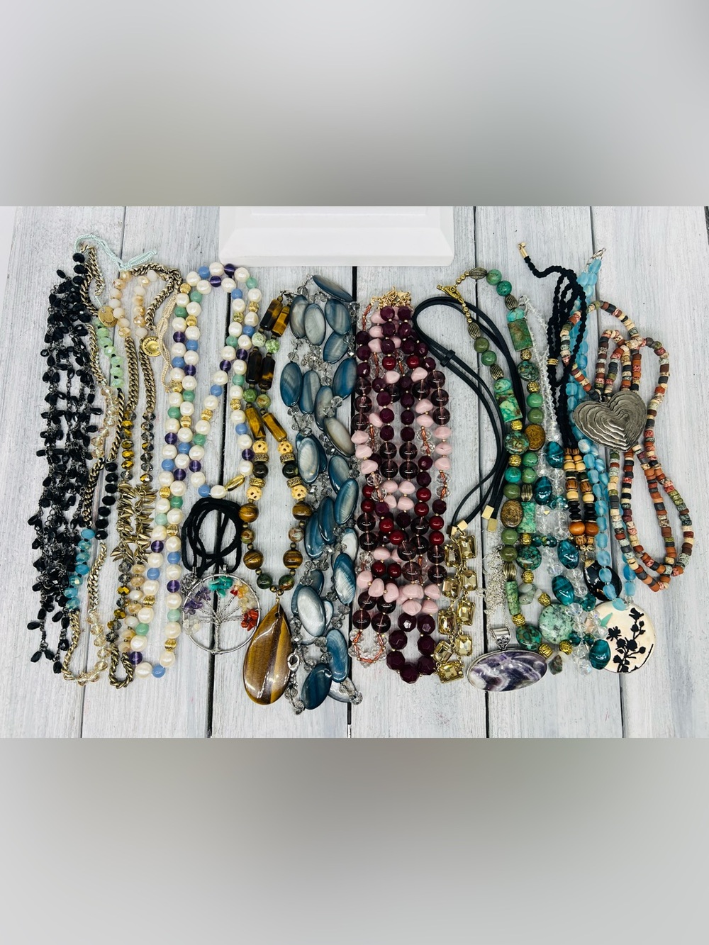 502. Resale Lot of 15 Necklaces Stella & Dot, Chloe & Isabel, Cookie Lee